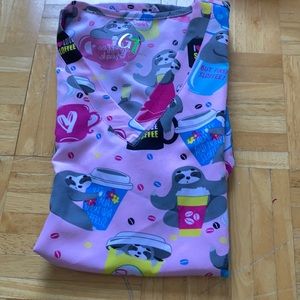 Like New! Sloffee Scrub Top